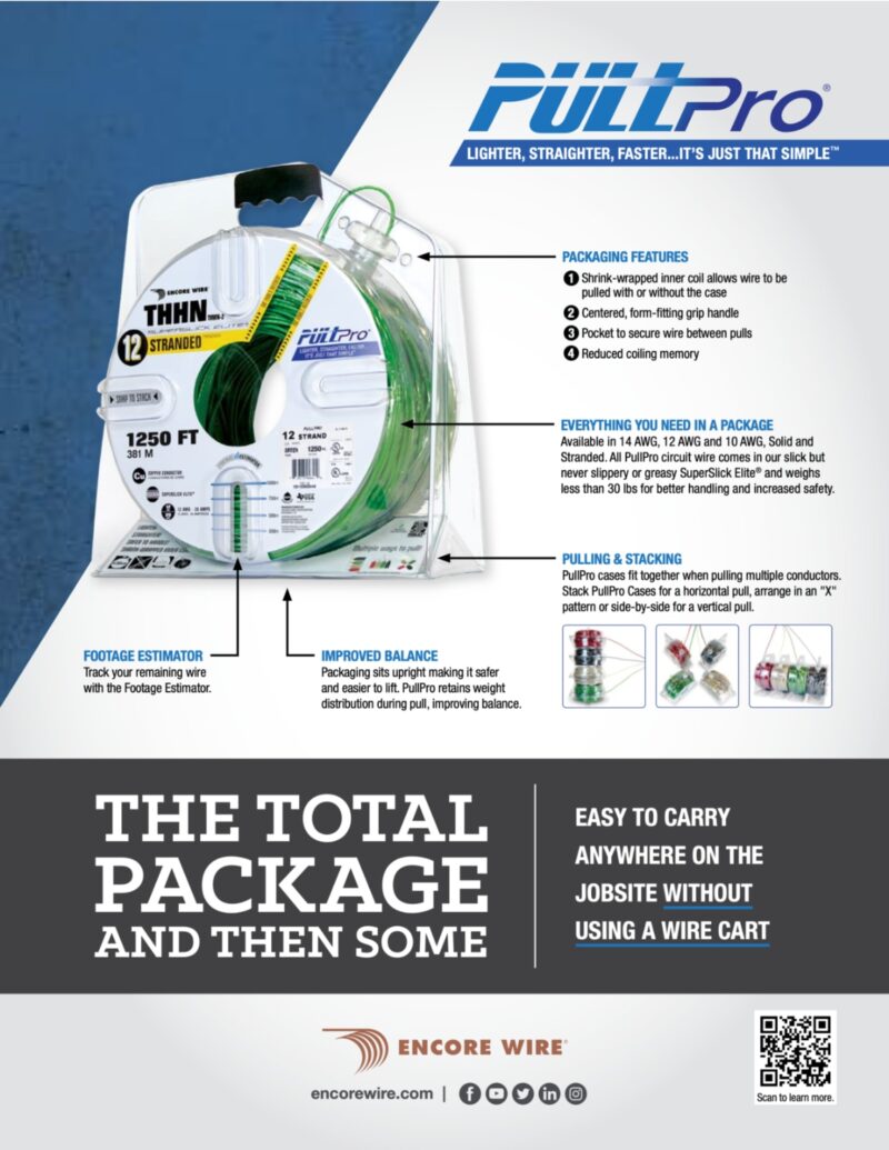 Encore Wire Pullpro Circuit Size Coil Packs Ajb Sales